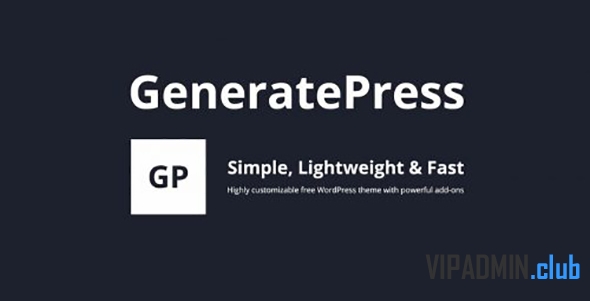 GeneratePress v1.8.1