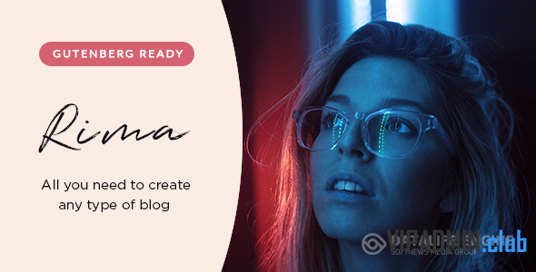 Rima v1.7.5 – шаблон WordPress для личных блогов