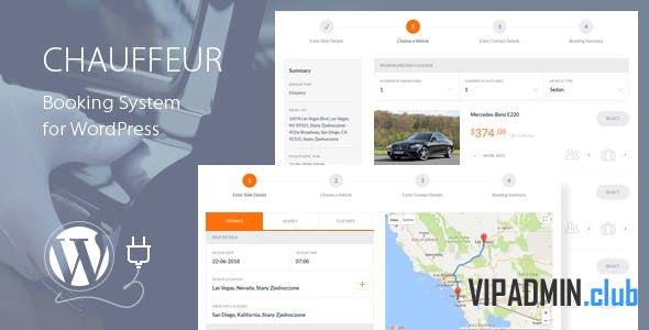 Chauffeur v4.2 - система бронирования автомобилей для WordPress