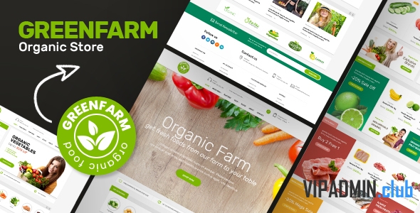 Greenfarm v1.0.6 - органическая тема для WordPress WooCommerce