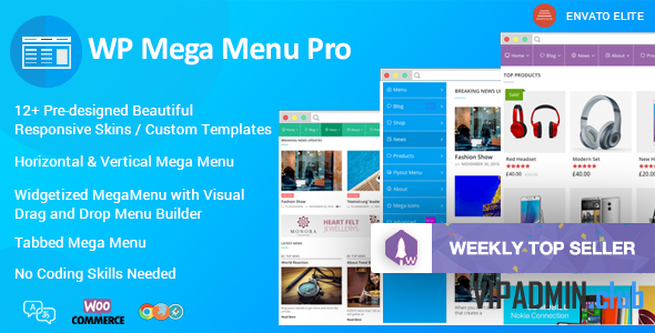 WP Mega Menu Pro v2.0.8