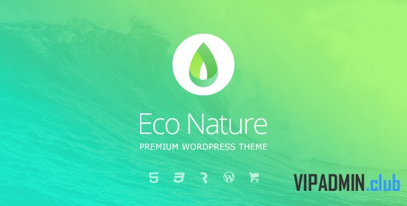 Eco Nature v1.4.5 — окружающая среда и экология WordPress тема