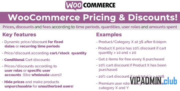 WooCommerce Pricing & Discounts! v11.8