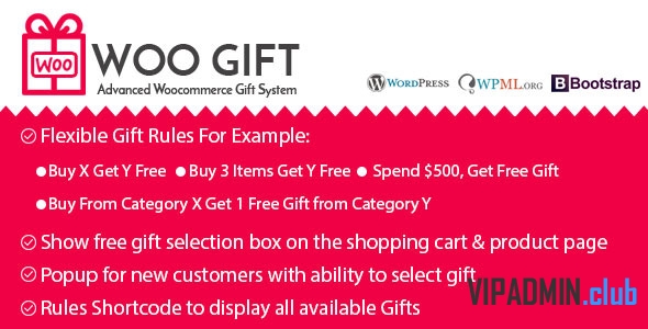 Woo Gift v5.0 - подарки в магазине WooCommerce