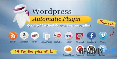 Wordpress Automatic Plugin v3.45.1 - автонаполнение сайта