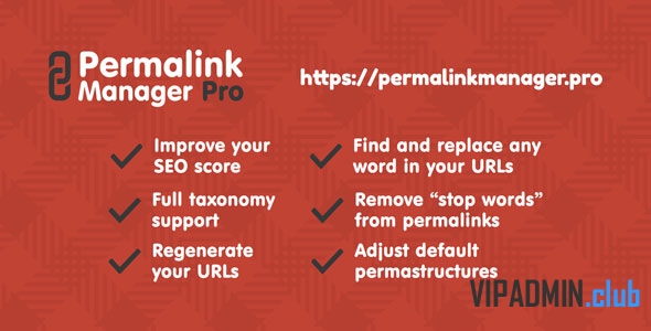 Permalink Manager Pro v2.2.3 - изменение структуры постоянных ссылок на сайте WordPress