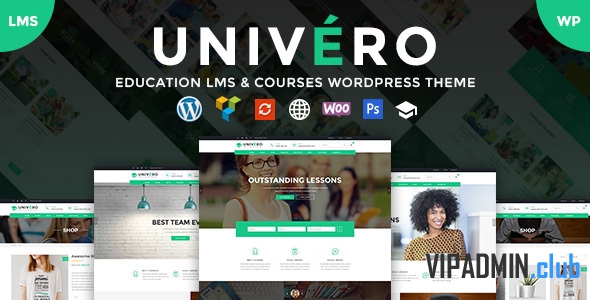 Univero v1.4 - Образование LMS & Курсы для WordPress