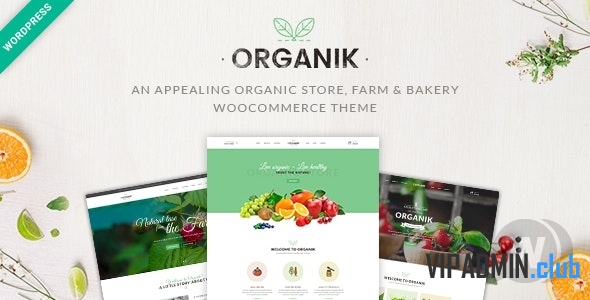 Organik v2.7.9 - магазин органических продуктов WordPress