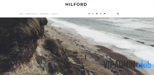 Hilford. Универсальный шаблон с чистым дизайном для Joomla