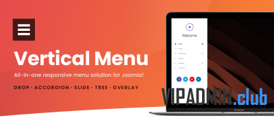Vertical Menu v4.0.270 - модуль меню для Joomla