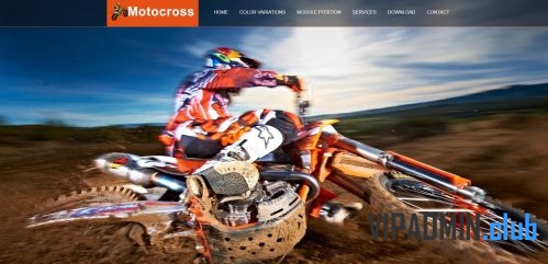 RT Motocross. Шаблон с динамичным дизайном для спортивных сайтов на Joomla 3.