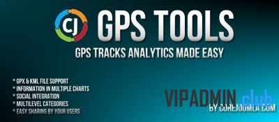 GPS Tools v5.0.1 - компонент карт и треков для Joomla