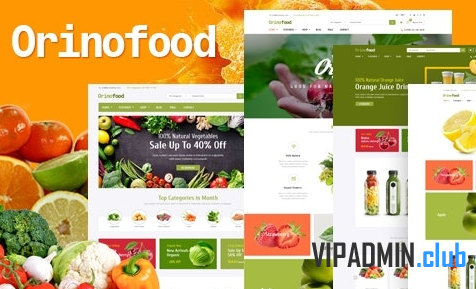 Orinofood v1.0 - магазин полезной еды OpenCart 3