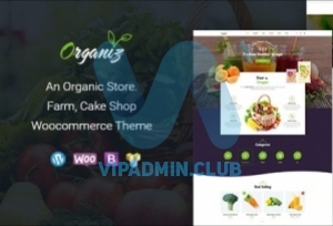 Organiz v1.8 - магазин органических продуктов WooCommerce