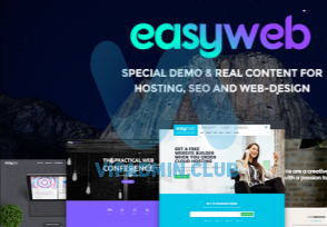 EasyWeb v2.4.3 - универсальная тема для WordPrees (SEO, веб-дизайн, хостинг)