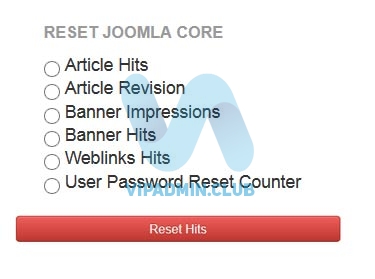 Reset Hits Module - Обнуление счетчиков в Joomla