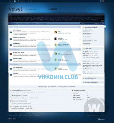 Скин Velvet 2.2.0 для IPB 3.1.4