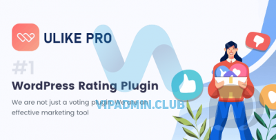 WP ULike Pro 1.5.5  - #1 плагин рейтинга WordPress