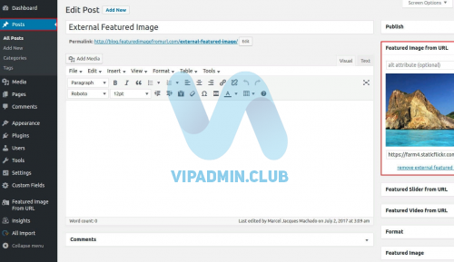 Плагин Featured Image from URL Premium v4.8.7