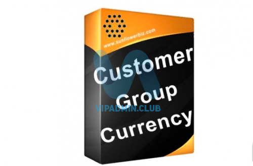 Customer Group Based Currency - выбор валюты для группы пользователей OpenCart
