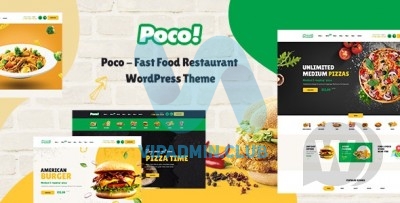 Poco v1.5.0 - WordPress тема ресторана быстрого питания
