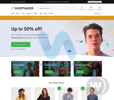 Shoptimizer v2.3.0 - самая быстрая тема WooCommerce