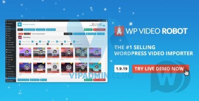 WordPress Video Robot v1.12.1  - видеопортал на WordPress