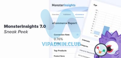 MonsterInsights Pro v7.15.0 NULLED – плагин Google Analytics для WordPress