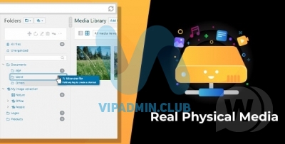 WordPress Real Physical Media v1.3.12 NULLED: Physical Media Folders & SEO Rewrites