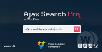 Ajax Search Pro v4.20.4 - живой поиск WordPress