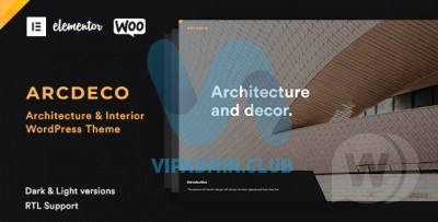 Arcdeco v1.4.2 - WordPress тема дизайна интерьера