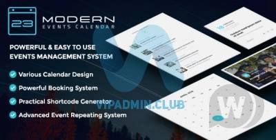 Modern Events Calendar Pro v5.17.1 + аддоны - календарь событий WordPress