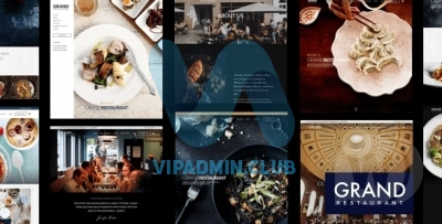 Grand Restaurant v6.0 NULLED - WordPress тема для ресторана