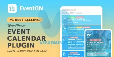 EventOn v3.1 NULLED (+addons) – календарь событий WordPress