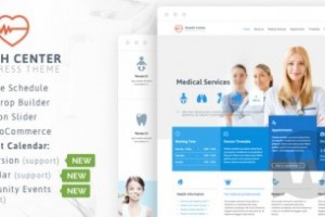 Healthcare v24 NULLED - медицинская тема WordPress
