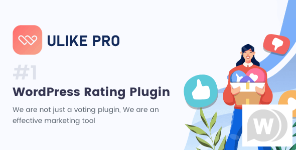 Плагин рейтинга WordPress - WP ULike Pro 1.7.4 NULLED