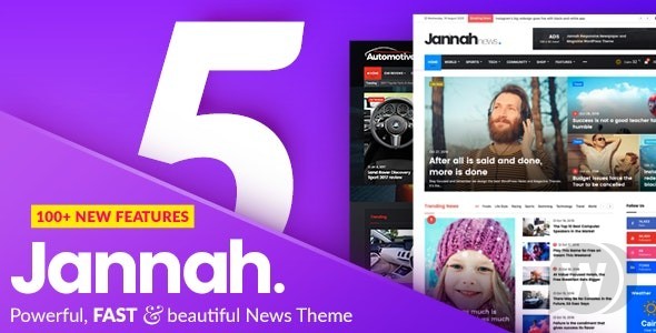 Jannah News NULLED новостной шаблон WordPress