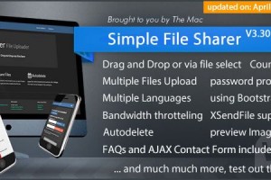 Simple File Sharer v3.60 - скрипт хостинга файлов