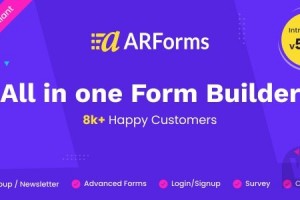 ARForms v5.5.1 NULLED - конструктор форм для WordPress