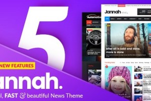 Jannah News v5.4.8 NULLED - новостной шаблон WordPress