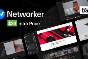 Networker v1.1.2 NULLED - тема WordPress для новостей о технологиях