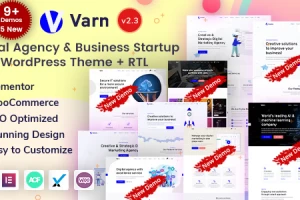 Varn v2.4 NULLED - Elementor IT & SEO Agency WordPress Theme