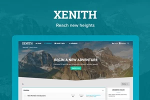 Xenith v2.1.8.1.0 – светлый современный стиль XenForo 2