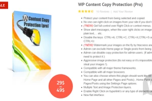 WP Content Copy Protection Pro v10.2 - защита от копирования WordPress