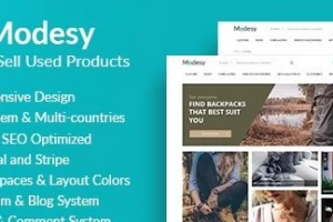 Modesy v2.0  - скрипт интернет-магазина и доски объявлений