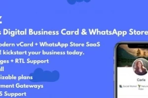 GoBiz v4.2.1  - Digital Business Card + WhatsApp Store Maker | SaaS | vCard Builder