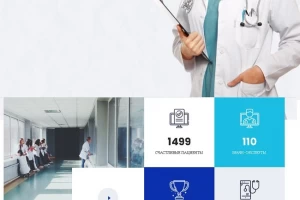 GB Doctor – бесплатный шаблон WordPress для медицинской клиники на русском
