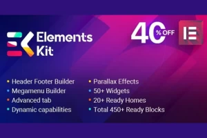 ElementsKit 2.6.1 — дополнения для Elementor Page Builder