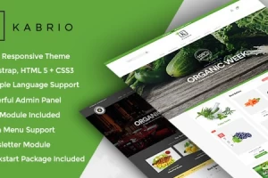 Kabrio (1.0) - Food Store Responsive OpenCart Theme