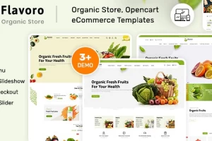 Flavoro v2.0.4 – магазин органических продуктов OpenCart 3